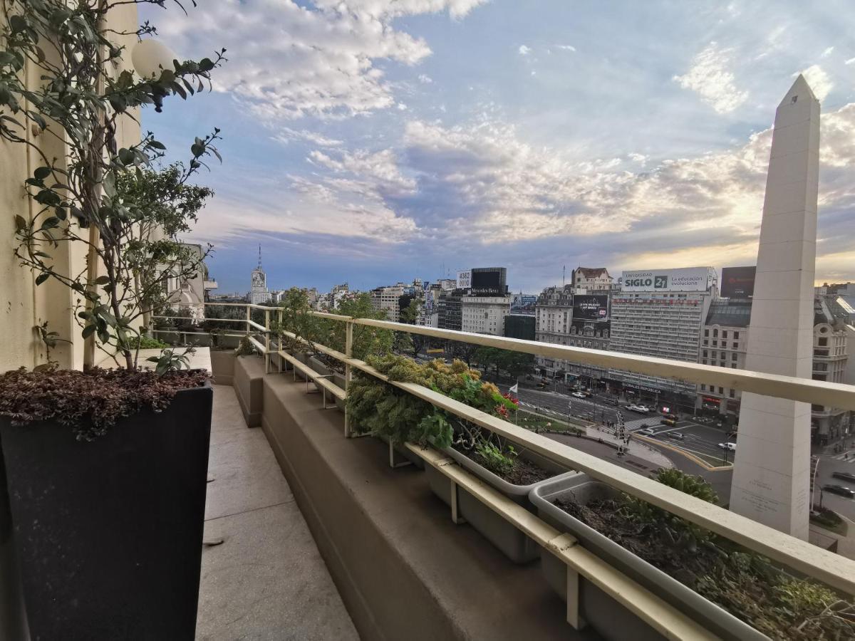 Penthouse Frente Al Obelisco Con Terraza Apartment Buenos Aires Bagian luar foto
