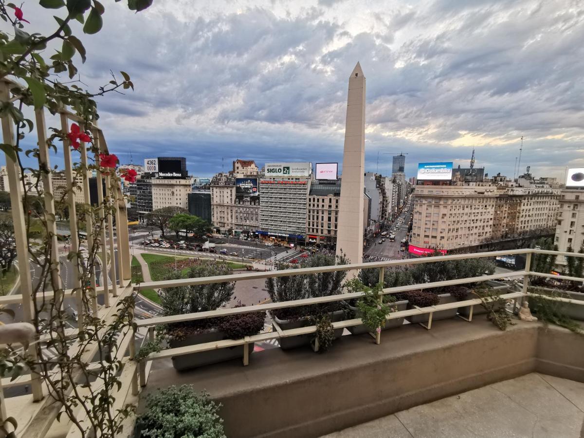 Penthouse Frente Al Obelisco Con Terraza Apartment Buenos Aires Bagian luar foto
